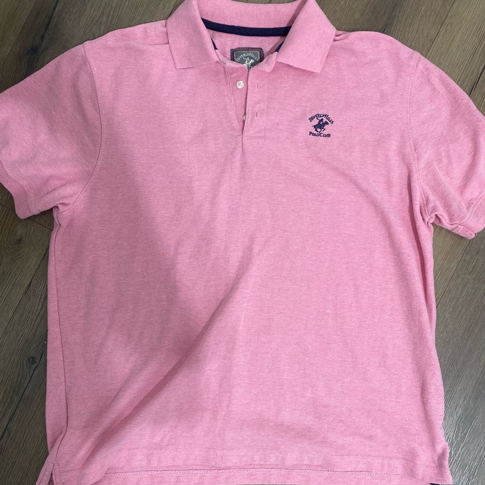 COPY - Beverly Hills Polo Club Pink Polo